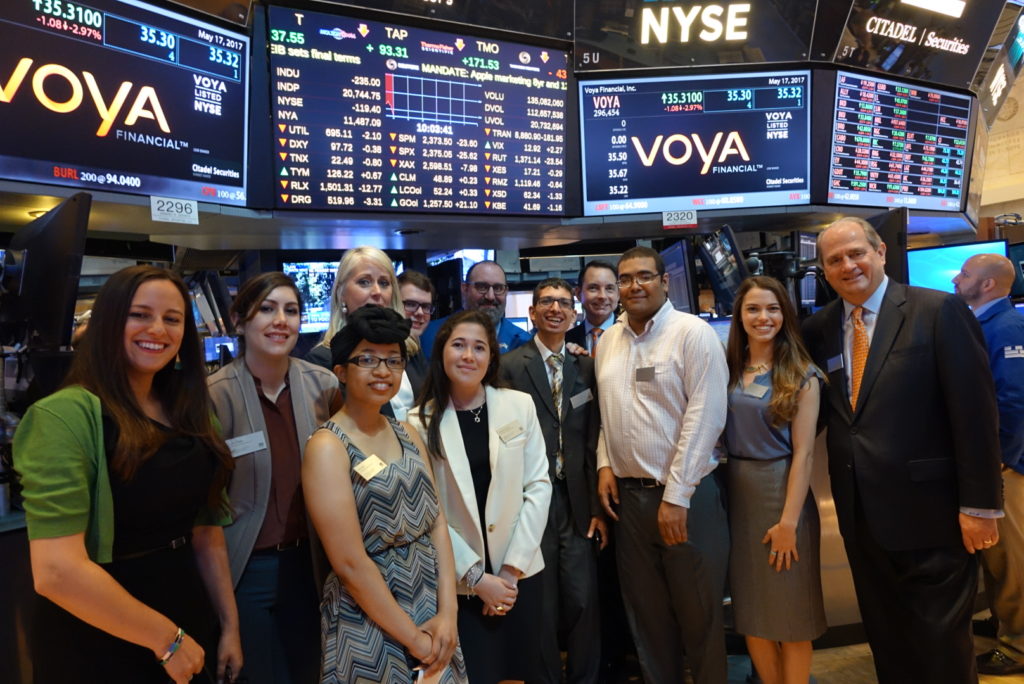 USBLN and Voya at the NYSE