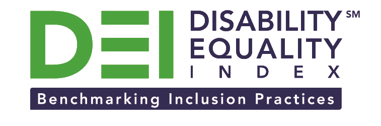 DEI Logo: Disability Equality Index, Benchmarking Inclusion Practices