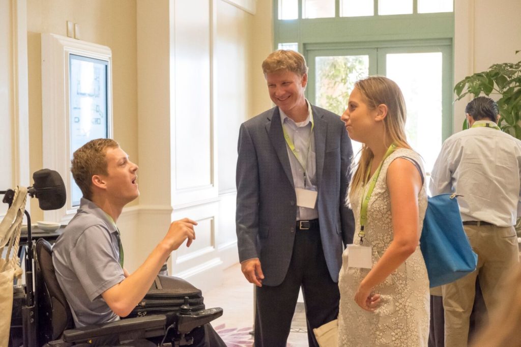 USBLN Conference attendees chatting.