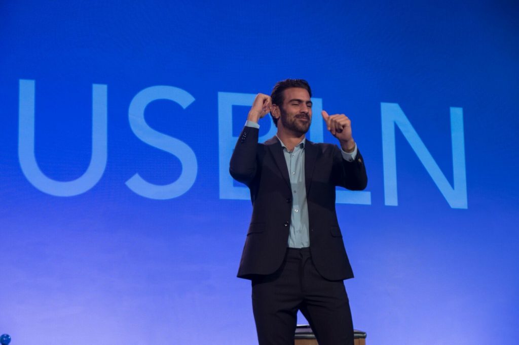 Nyle DiMarco speaks at 2017 USBLN Annual Conference