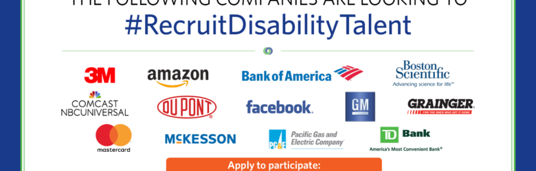 Top corporations are looking to #RecruitDisabilityTalent