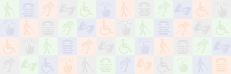 Accessibility icon banner