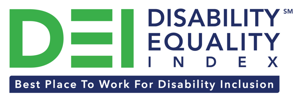 USBLN DEI Logo with subtitle "Best Place to Work for Disability Inclusion"